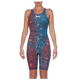 Arena Womens Powerskin ST 2.0 Limited Edition Kneesuit - Storm Blue & Red