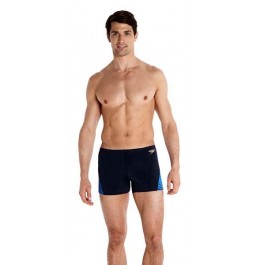 Speedo Allover Digital Panel Aquashort Navy /Blue