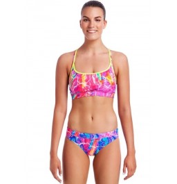 Funkita Womens Kaleidocolour Ladies Sports two piece