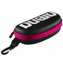  Arena Goggle Case - Black / White / Pink