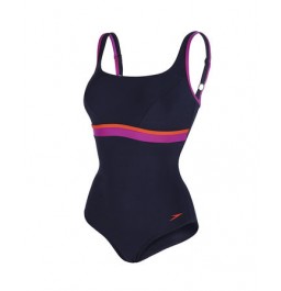 Speedo Women's Sculpture Contour Swimsuit Navy/Red