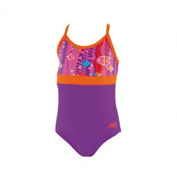  Zoggs Girls Sea Garden Sprintback 