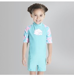 Speedo Girls Cosmic Cloud Essential All In One Suit