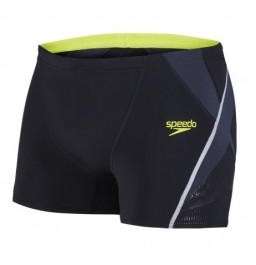 Speedo Fit Splice Aquashort - Black/Green