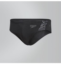 Speedo Boom Splice 7cm Brief Black/Grey