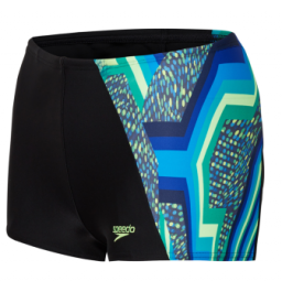 Speedo Boys Digital Panel Aqua Shorts