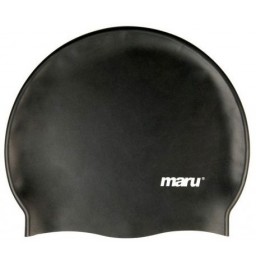 Maru Silicone Swim Hat Black