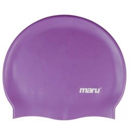 Maru Silicone Swim Hat Purple