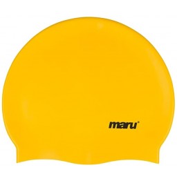 Maru Silicone Swim Hat Yellow