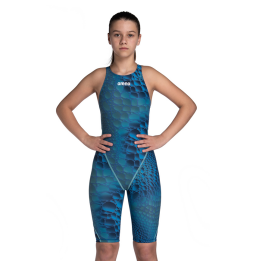 Arena Girls Powerskin ST NEXT Caimano Limited Edition Openback Kneesuit - Abyss Caimano