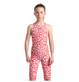  Arena Girls Powerskin ST Next Limited Edition Leopard Skin Openback Kneeskin - Leopard Geranium