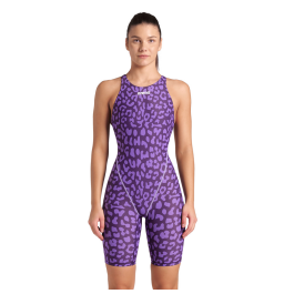 Arena Powerskin ST Next Limited Edition Leopard Skin Openback Kneeskin - Violet