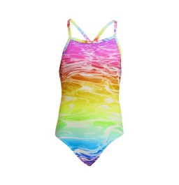 Funkita Girls Lake Acid Tie Me Tight One Piece