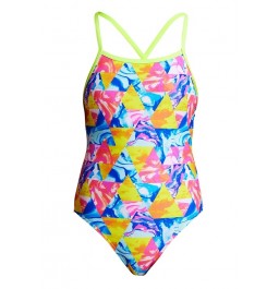 Funkita Girls Swirl Stopper Tie Me Tight One Piece