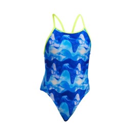 Funkita Girls Dive In Diamond Back One Piece