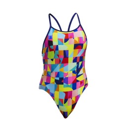 Funkita Girls On The Grid Diamond Back One Piece