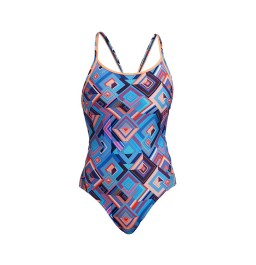  Funkita Ladies Boxed Up Diamond Back One Piece