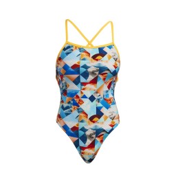  Funkita Womens Strapped In Smashed Wave One Piece