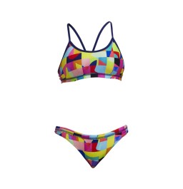 Funkita Girls On The Grid Racerback Two Piece