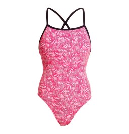 Funkita Girls Painted Pink Eco Tie Me Tight One Piece 