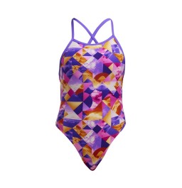 Funkita Girls Ocean Sunset Tie Me Tight One Piece