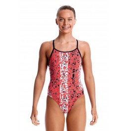 Funkita Girls Sea Snake Diamond Back One Piece