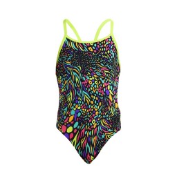 Funkita Girls Spot Me Diamond Back One Piece