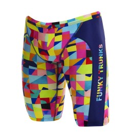 Funky Trunks Mens Training Jammers On The Grid