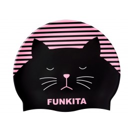 Funkita Fairy Crazy Cat Silicone Swim Cap
