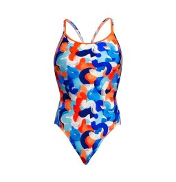 Funkita Ladies Wet Paint Diamond Back One Piece