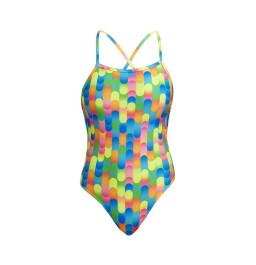  Funkita Womens Blocked Dotty Tie Me Tight One Piece