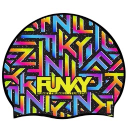 Funky Brand Galaxy Silicone Swim Cap