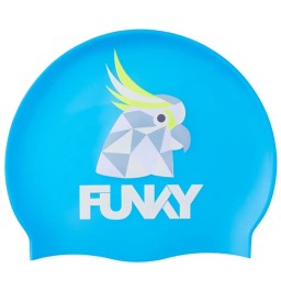Funky Cocky Silicone Swim Cap