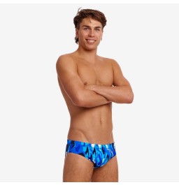 Funky Trunks Men's Seamed Briefs - Chaz Michael