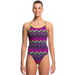  Funkita Womens Knitty Gritty Diamond Back One Piece