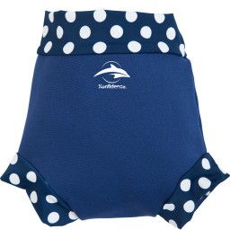 Konfidence NeoNappy Nappy Cover - Navy Polka Dot