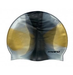 Maru Multi Colour Silicone Hat - Black/Silver/Gold