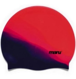  Maru Silicone Swim Hat Red/Pink/Purple