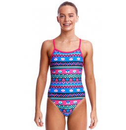 Funkita Girls Miss Foxy Single Strap One Piece