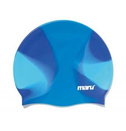  Maru Silicone Swim Hat - Blue Shades