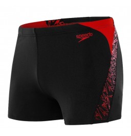 Speedo Boys' Hyper Boom Splice Aquashort - Black/Red