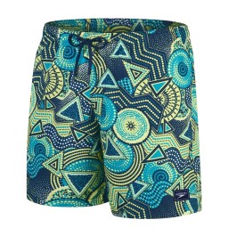 Speedo Men's Digital Printed Leisure 18" Swim Shorts Navy/Green