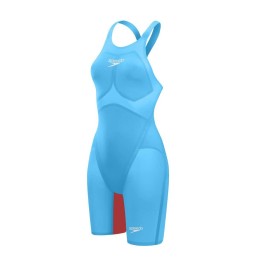  Speedo Fastskin LZR Pure Valor 2.0 Openback Kneeskin - Blue/Red