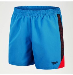 Speedo Men's Hyper Boom Splice 16" Swim Shorts Blue/Red