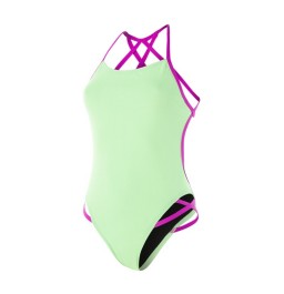 Speedo Women's Neon Freestyler 1-Piece Swimsuit 