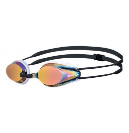 Arena Tracks Mirror Racing Goggles - White / Red / Copper / Black