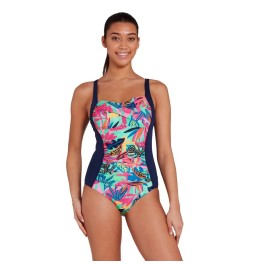 Zoggs Kuringai Ruched Front Swimsuit