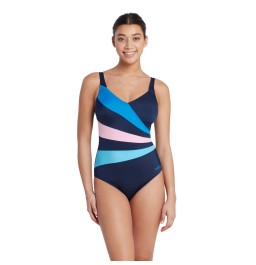 Zoggs Wrap Panel Adjustable Classic Back One Piece 