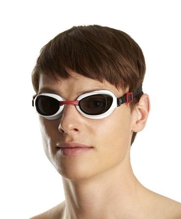 Speedo Aquapure IQfit Goggle Red/Smoke