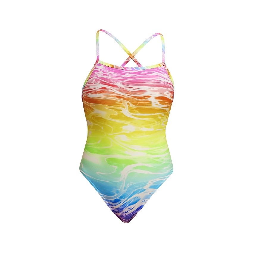 Funkita Womens Lake Acid Tie Me Tight One Piece